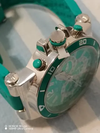 Orologio Calgary Sport Verde acqua