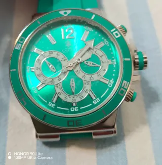 Orologio Calgary Sport Verde acqua