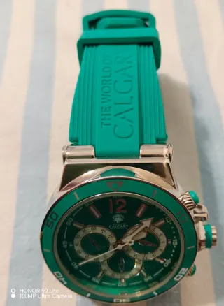 Orologio Calgary Sport Verde acqua