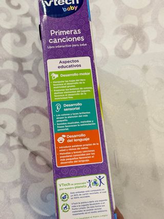 Libro Musical VTech Primeras Canciones Bebé