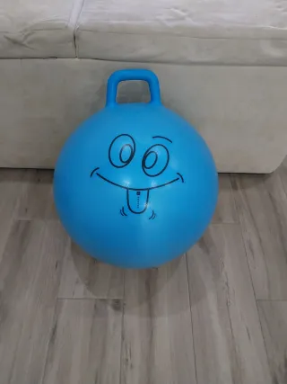 Pelota saltarina Decathlon azul