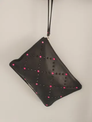 Bolso Tous Negro y Fucsia