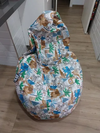 Puff infantil Happers estampado