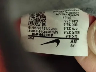 Zapatillas fútbol sala Nike niño naranja/rosa