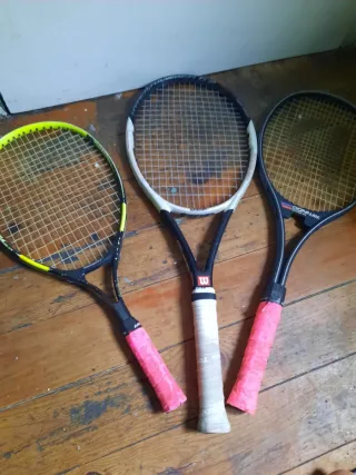 Lote 3 Raquetas Tenis