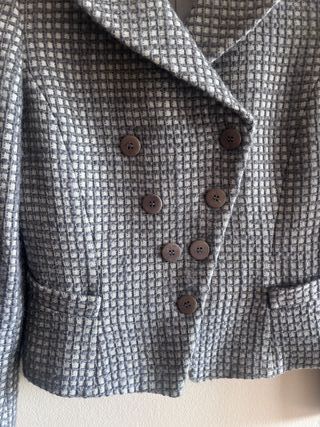 Chaqueta Armani Collezioni Lana Virgen Gris