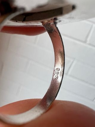 Anello Argento Pietra della Luna