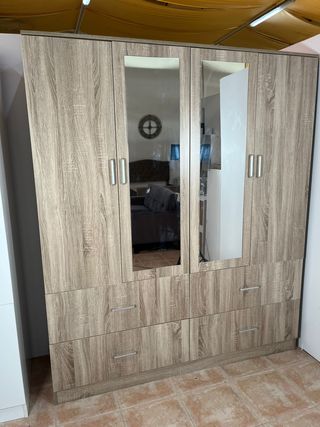 Armario 4 puertas Sonoma con espejos! nuevo!!