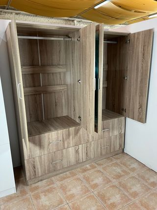 Armario 4 puertas Sonoma con espejos! nuevo!!