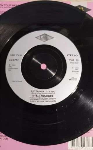 Vinilo 7" Kylie Minogue - Hand On Your Heart