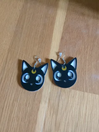 Pendientes Gato Negro Sailor Moon