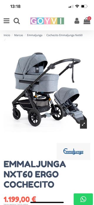 Emmaljunga NXT60 Ergo Cochecito