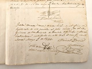 Manuscrito antiguo 16 páginas 1856