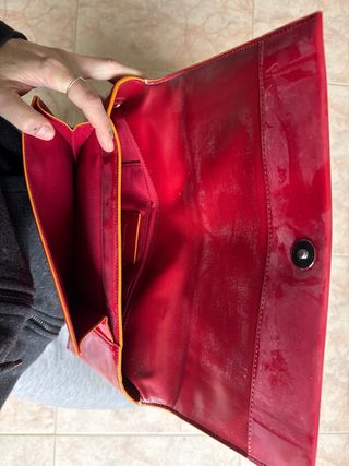 Bolso de mano Bimba y Lola rojo