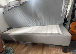 Base Cama Ikea Espevar 90x200 + Colchón