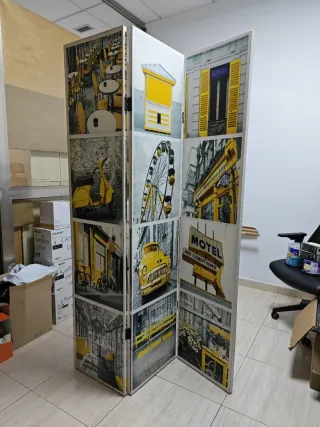 Biombo decorativo 3 paneles