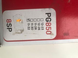 Cassette Sram 8 velocidades 8v