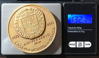 Medalla Casa de la Moneda Sevilla 400 Aniversario