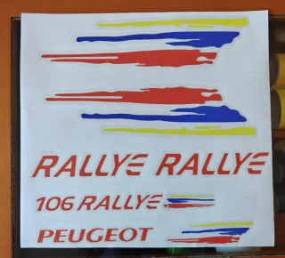Pegatinas Peugeot 106 Rallye