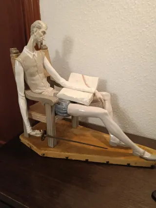 Figura Lladro El Quijote Sentado