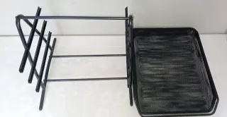 Bandeja organizadora de escritorio negra