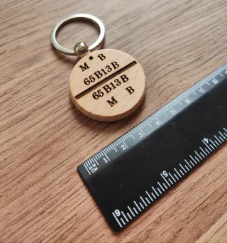 Llavero Chapa Identificación Guerra civil