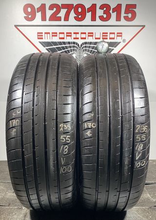 235 55 18 V  GOODYEAR RUEDA AL 90% VIDA UTIL