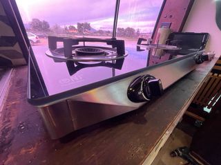 Cocina de gas sobre encimera