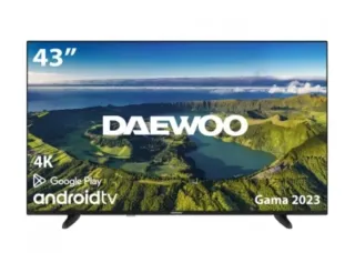 TV Daewoo 43” 4K Android TV -1año- perfecto estado