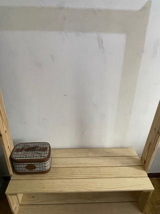 Burro perchero madera pino natural