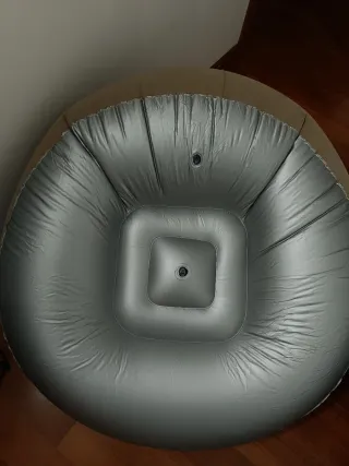 Sillón hinchable TEMU beige