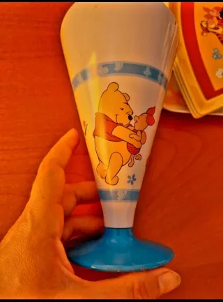 Set Winnie the Pooh: Bicchieri, Vassoio e Tagliere