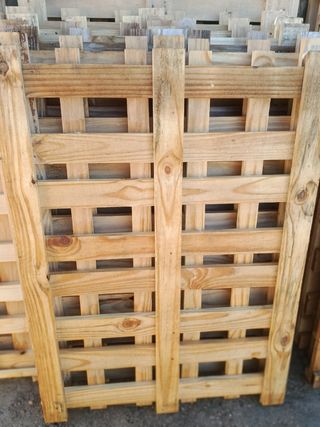 Vallas de madera para jardín