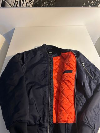 Chaqueta Bomber Azul Talla S