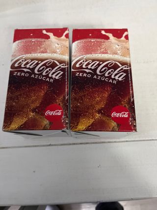 2 Vasos Coca-Cola Negros Metálicos