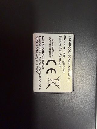 Báscula de baño Rowenta Classic