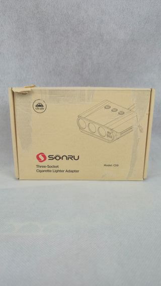 SONRU Cargador Coche 7 en 1 – 180W, Doble PD
