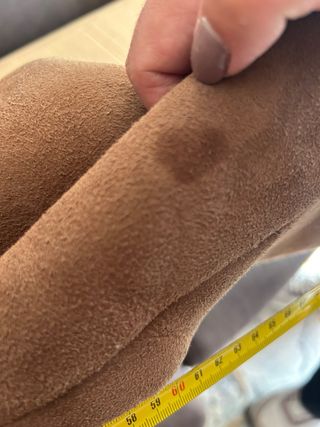 Montone vintage uomo beige/marrone