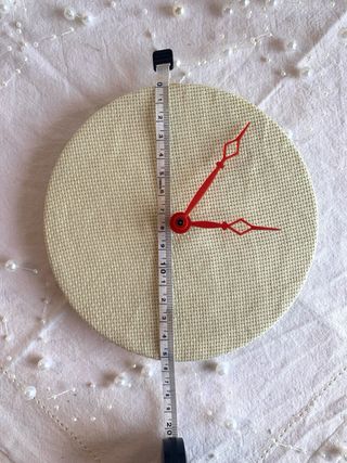 Orologio da parete rotondo da ricamare
