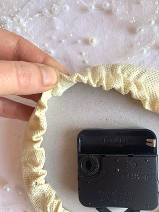 Orologio da parete rotondo da ricamare