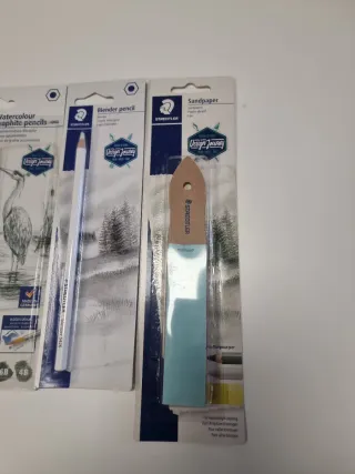 Lápices Staedtler: Pastel, Acuarela, Difumino