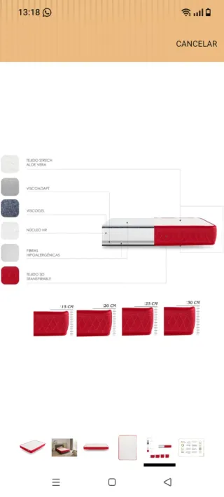 Colchón Viscoelástico 90x180