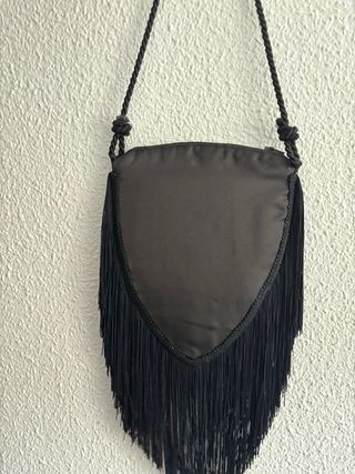 Bolso lentejuelas negro, dorado y plateado