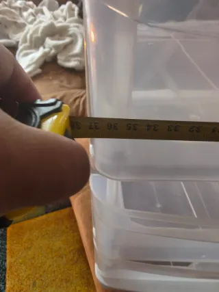 Cajonera 3 Cajones Plástico Transparente