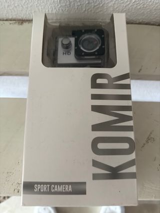 Cámara Deportiva Komir HD Plateada