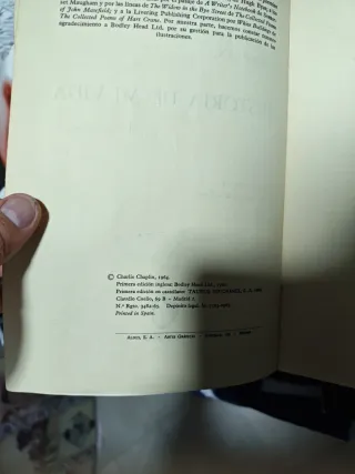 Charles Chaplin historia de mi vida