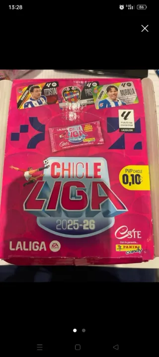 Cromos Chicle Liga 2025-26 Panini