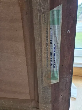 Espejo Marco Pan de Oro