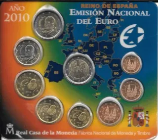 Set di monete Euro Spagna 2010