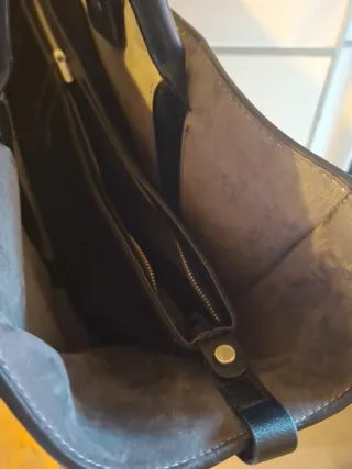 Bolso Zara Negro/Gris